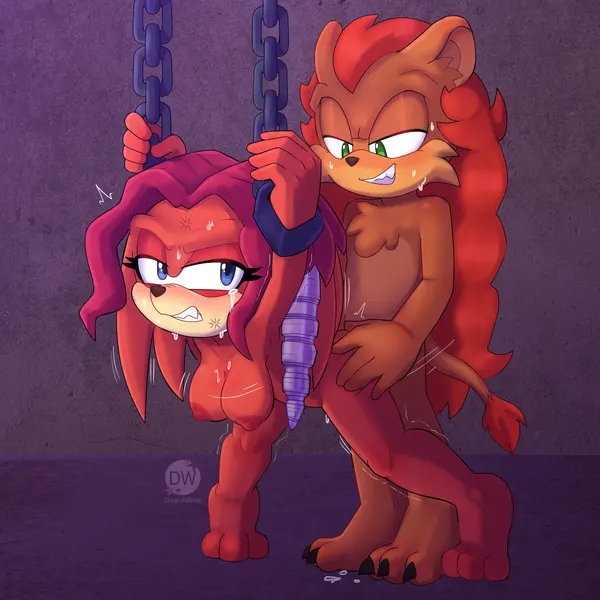 fan character, klaue the lion, lien-da (archie comics, sega) created by lucidlemon (artist)