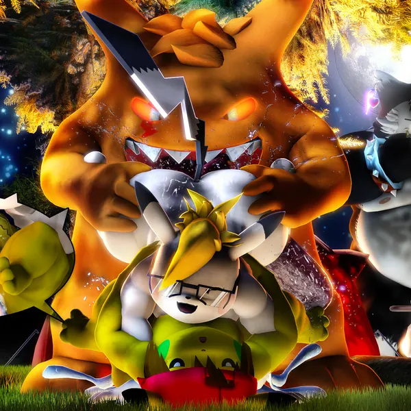 fan character, kozmar, ozul (moonwulf) (nintendo, pokemon) created by moonwulf