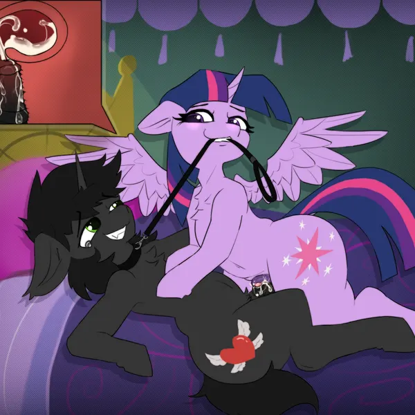 fan character, oliver (kitsuneobx), twilight sparkle (mlp) (friendship is magic, hasbro) created by nyanakaru