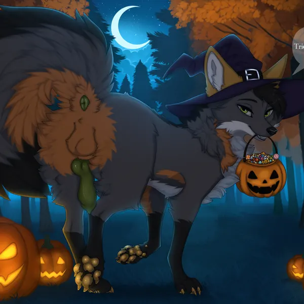 fin the fox (halloween) created by a.o.kigahara (artist), taka (artist)