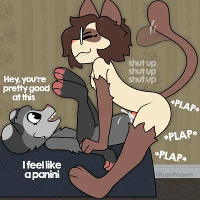 fio (marcus gray), lupo (lupopossum) created by lupopossum