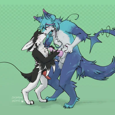 fyr (fenrir784), hatoru (hat0ru) created by cashewhome