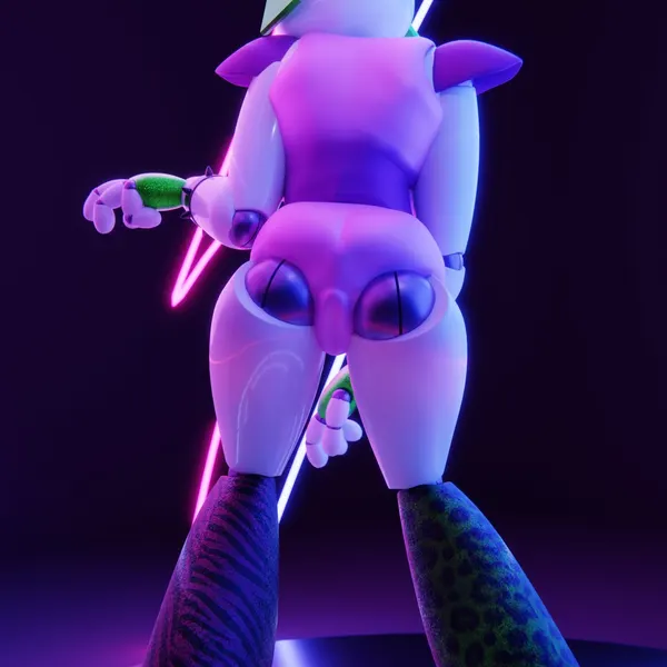 glamrock chica (five nights at freddy's, five nights at freddy's: security breach) created by vincead