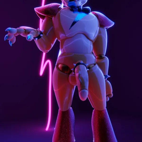 glamrock freddy (five nights at freddy's, five nights at freddy's: security breach) created by vincead