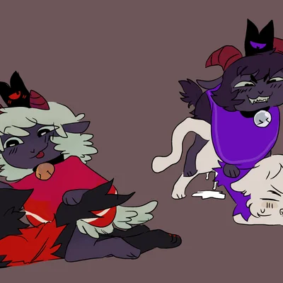 goat (cult of the lamb), lamb (cult of the lamb), narinder (cult of the lamb, massive monster (studio)) created by artienvy