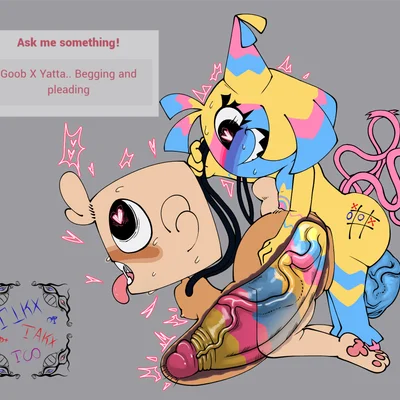 goob (dandy's world), yatta (dandy's world) (blushcrunch studio, dandy's world) created by tikxtakxtoo