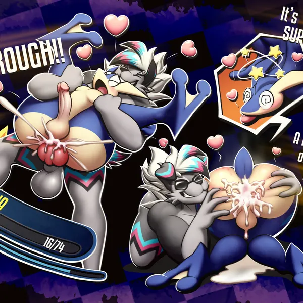 greninja kc (kingclown) (nintendo, pokemon) created by dustythebat