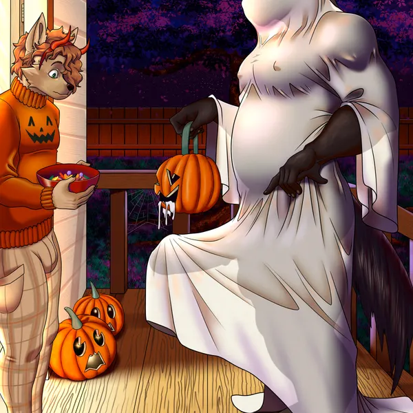 halloween created by ollie rabbit