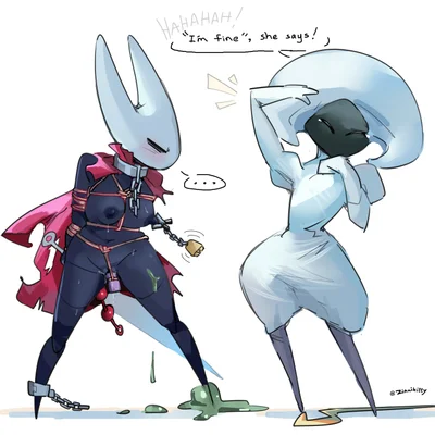 hornet (hollow knight), lace (hollow knight: silksong) (hollow knight: silksong, hollow knight (franchise)) created by zinnick