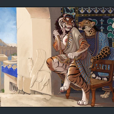 huldra (huldratigress) (babylonian mythology, mesopotamian mythology) created by heskynn