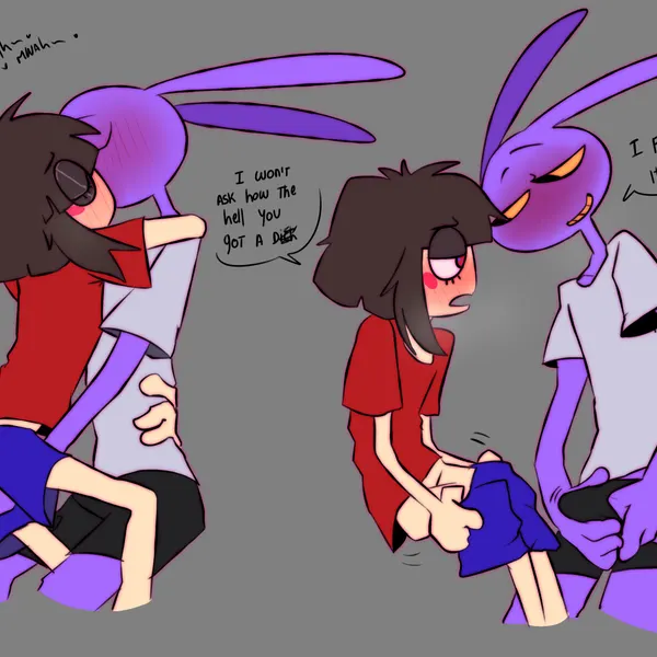 jax (tadc), pomni (tadc) (glitch productions, the amazing digital circus) created by karnthud