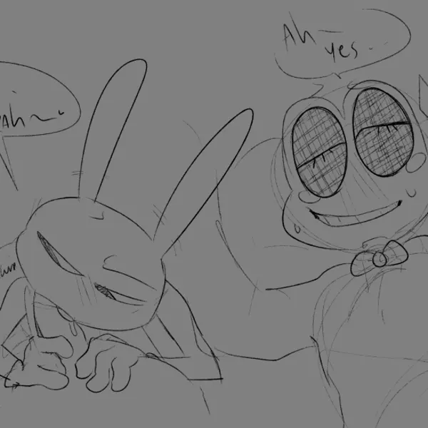 jax (tadc), ribbit (tadc) (glitch productions, the amazing digital circus) created by karnthud