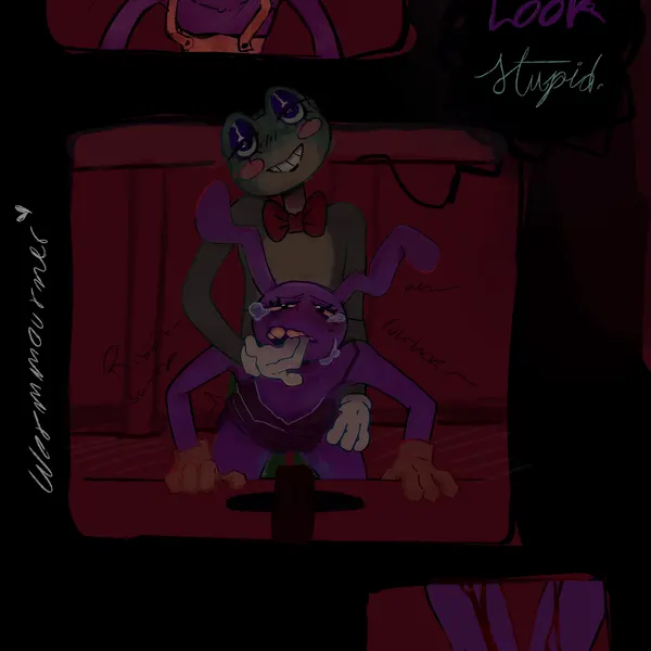 jax (tadc), ribbit (tadc) (glitch productions, the amazing digital circus) created by wormmourner