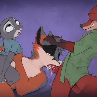 judy hopps, nick wilde (disney, zootopia) created by s1m