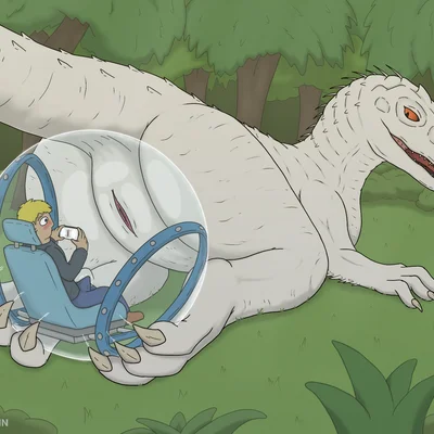 jurassic park, jurassic world created by strohdelfin