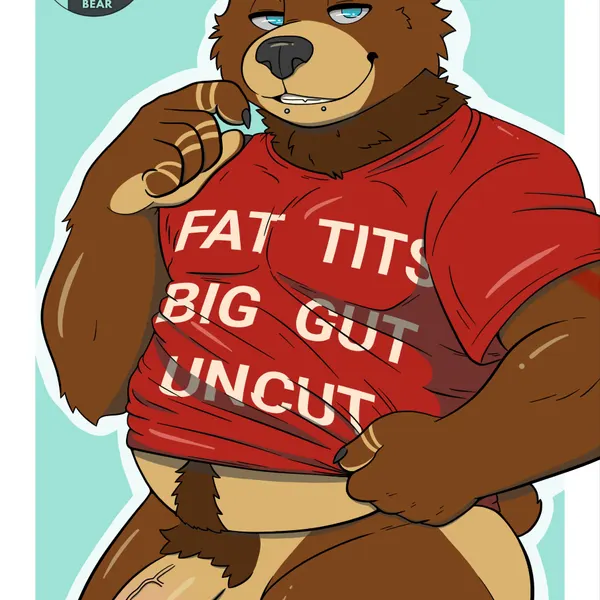 kaito (fat tits big gut uncut, meme clothing) created by kaitobear
