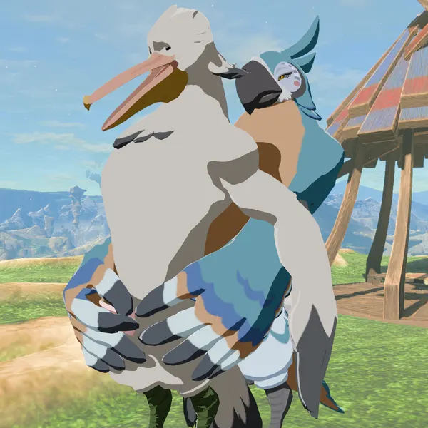 kass (tloz), penn (tloz) (breath of the wild, nintendo) created by furryfamine20