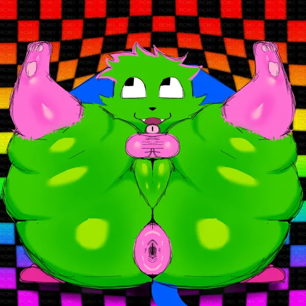 kevin (nyanwolf) (don't touch my pizza (meme), nyanwolf) created by remmy052175824