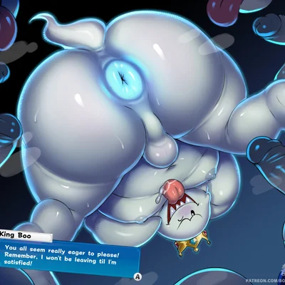 king boo (luigi's mansion, mario bros) created by el booki