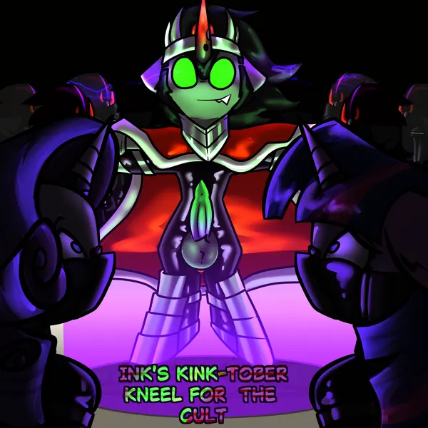 king sombra (mlp), rarity (mlp), twilight sparkle (mlp) (cult of the lamb, friendship is magic) created by krano network