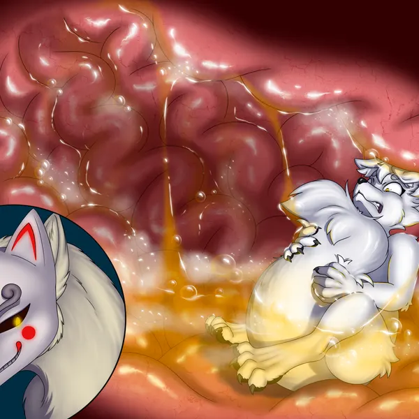 kinoko (foxkami), ninetails (okami) (capcom, okami (capcom)) created by joooon
