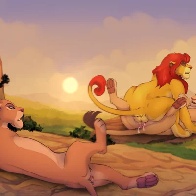 kion (the lion guard), tiifu (the lion guard), zuri (the lion guard) (disney, the lion guard) created by bessona
