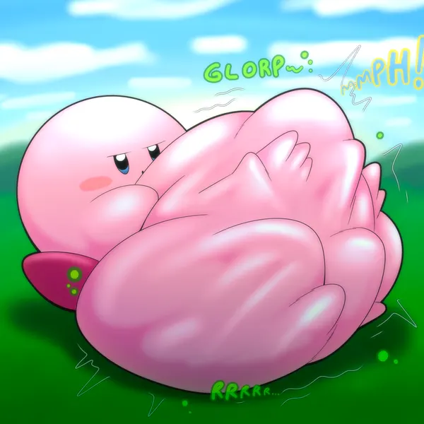kirby (kirby (series), nintendo) created by tepigfan101
