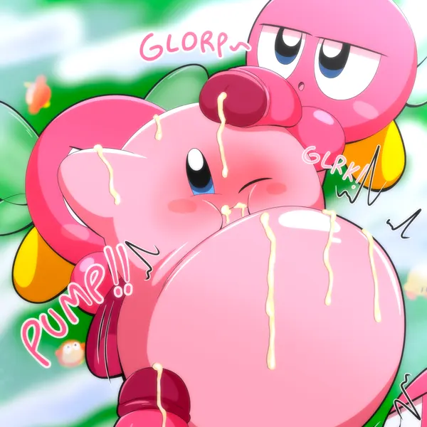 kirby (kirby (series), nintendo) created by tepigfan101