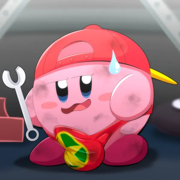 kirby (kirby (series), nintendo) created by tepigfan101