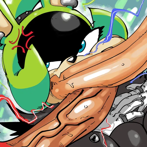 knuckles the echidna, sonic the hedgehog, surge the tenrec (idw publishing, sega) created by 00blaq