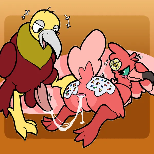 kosuke (rhythm heaven), pinky (honchkrow36) (game freak, nintendo) created by otterjunk