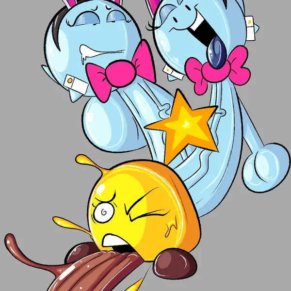lahla (mario), peeka (mario), starlow (mario and luigi (series), mario bros) created by dorkzone