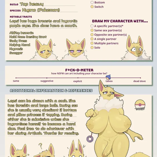 lepsi (trapagon) (nintendo, pokemon) created by trapagon (artist)