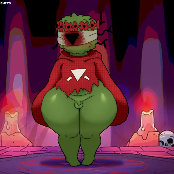 leshy (cult of the lamb) (cult of the lamb, massive monster (studio)) created by axoarts