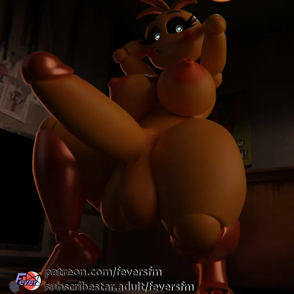 lovetaste chica, toy chica (fnaf) (five nights at freddy's, five nights at freddy's 2) created by feversfm