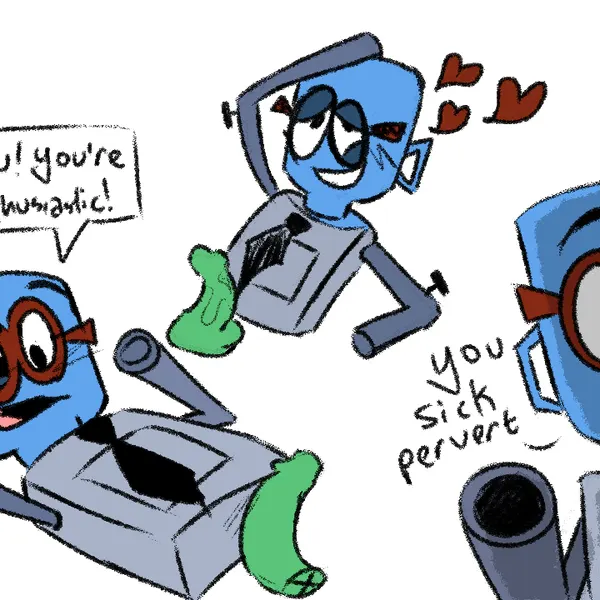 m. bubbles (jackbox games, job job) created by objectfucker
