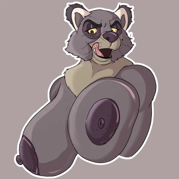 mama binturong (disney, the lion guard) created by klr-rio