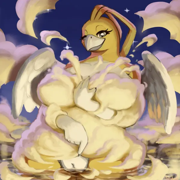 maria cloudbird (nintendo, pokemon) created by sunhuiz