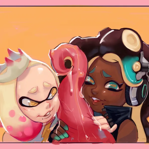 marina (splatoon), pearl (splatoon) (nintendo, splatoon) created by nagainosfw