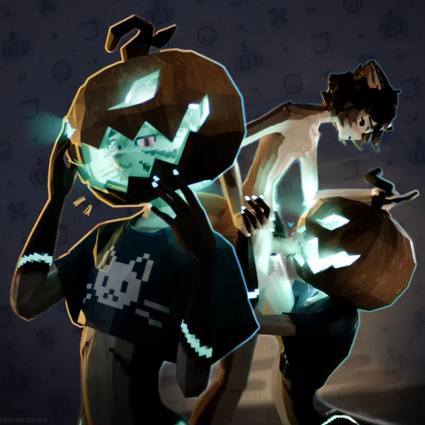 max (pestbudmax), rudy (katsucoffee) created by pestbudmax