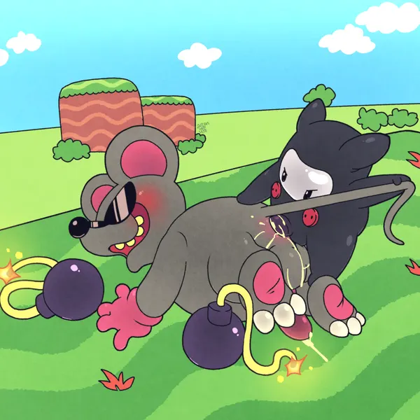 mouser (mario bros, nintendo) created by argon vile