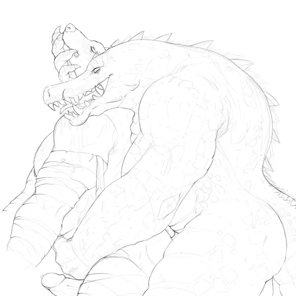 nasus (lol), renekton (league of legends, riot games) created by islate