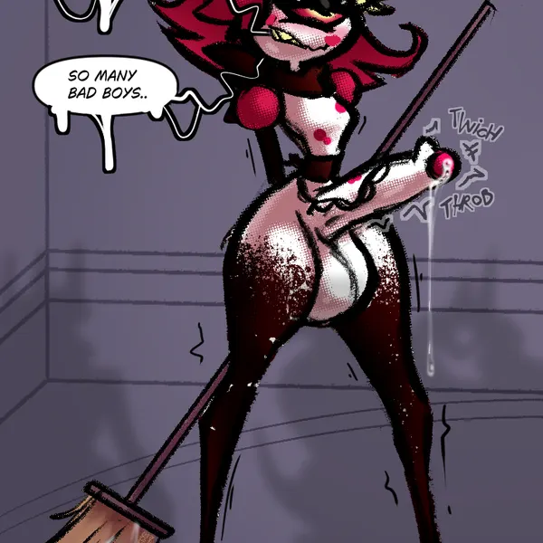 niffty (hazbin hotel) (hazbin hotel, hellaverse) created by eviltqf