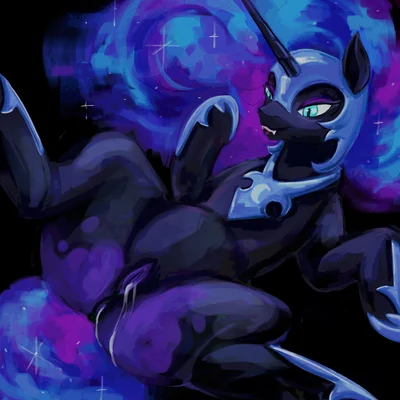 nightmare moon (mlp) (friendship is magic, hasbro) created by wldhow