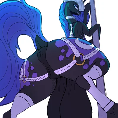nightmare moon (mlp), princess luna (mlp) (friendship is magic, hasbro) created by pegasusyay