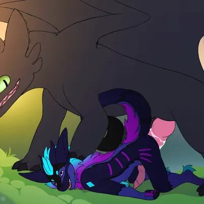 nightphin, toothless (dreamworks, european mythology) created by kete