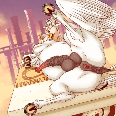 pegasania bellerophon (european mythology, greek mythology) created by zuckergelee