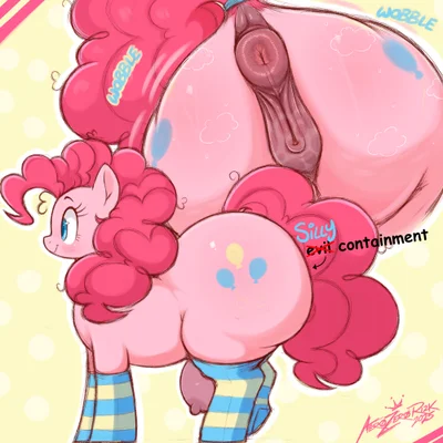 pinkie pie (mlp) (evil container, friendship is magic) created by aer0 zer0