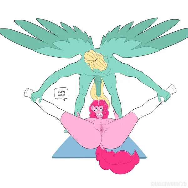 pinkie pie (mlp), zephyr breeze (mlp) (friendship is magic, hasbro) created by shallowwin