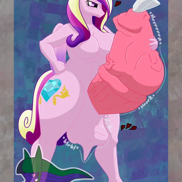 princess cadance (mlp), shining armor (mlp) (friendship is magic, hasbro) created by arceus tummy